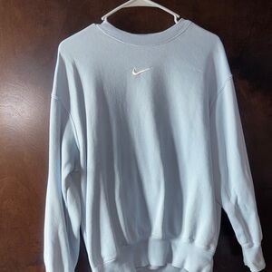 Women’s oversized Sky Blue Crewneck Sweater